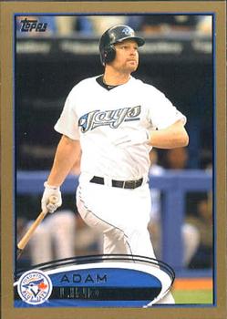 2012 Topps - Gold #245 Adam Lind Front