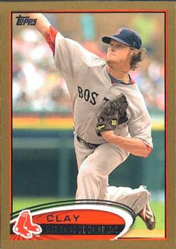 2012 Topps - Gold #247 Clay Buchholz Front