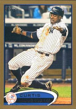 2012 Topps - Gold #290 Curtis Granderson Front