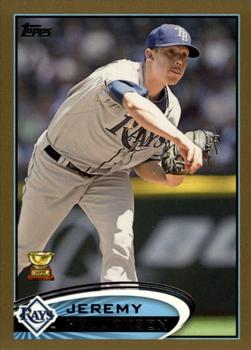 2012 Topps - Gold #354 Jeremy Hellickson Front
