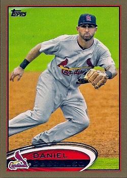 2012 Topps - Gold #372 Daniel Descalso Front