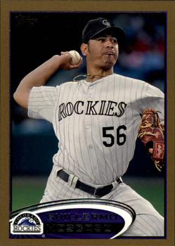 2012 Topps - Gold #431 Guillermo Moscoso Front