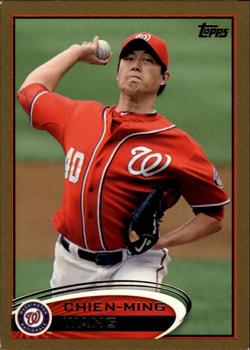 2012 Topps - Gold #440 Chien-Ming Wang Front