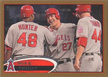 2012 Topps - Gold #446 Mike Trout Front