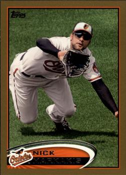 2012 Topps - Gold #468 Nick Markakis Front
