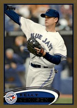 2012 Topps - Gold #549 Kelly Johnson Front