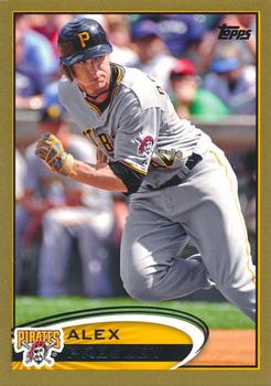 2012 Topps - Gold #555 Alex Presley Front