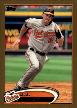 2012 Topps - Gold #571 J.J. Hardy Front