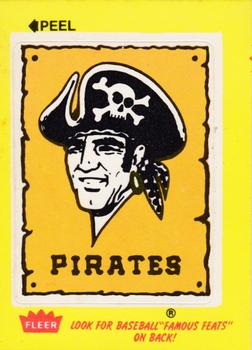 1986 Fleer - Team Stickers #NNO Pittsburgh Pirates Logo Front