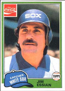 1981 Topps Coca-Cola Chicago White Sox #4 Jim Essian  Front