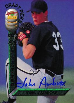 1994 Signature Rookies Draft Picks - Signatures #36 John Ambrose Front