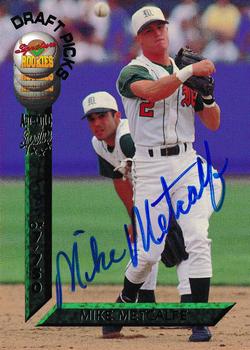 1994 Signature Rookies Draft Picks - Signatures #63 Mike Metcalfe Front