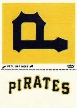 1982 Fleer - Team Stickers #NNO Pittsburgh Pirates Monogram Front