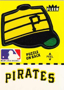 1982 Fleer - Team Stickers #NNO Pittsburgh Pirates Cap (Yellow) Front