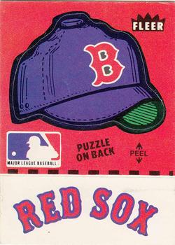 1982 Fleer - Team Stickers #NNO Boston Red Sox Cap Front
