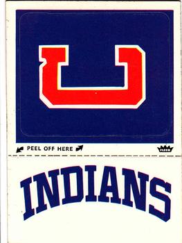 1982 Fleer - Team Stickers #NNO Cleveland Indians Monogram Front
