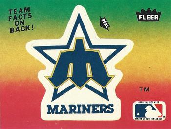 1983 Fleer - Team Stickers #NNO Seattle Mariners Logo Front