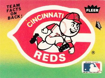 1983 Fleer - Team Stickers #NNO Cincinnati Reds Logo Front