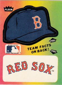 1983 Fleer - Team Stickers #NNO Boston Red Sox Cap Front