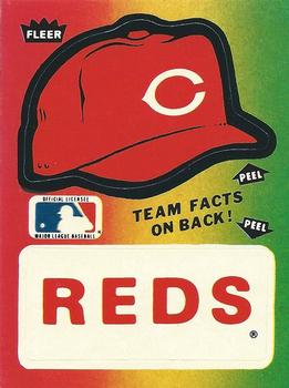1983 Fleer - Team Stickers #NNO Cincinnati Reds Cap Front