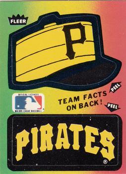 1984 Fleer - Team Stickers #NNO Pittsburgh Pirates Cap Front