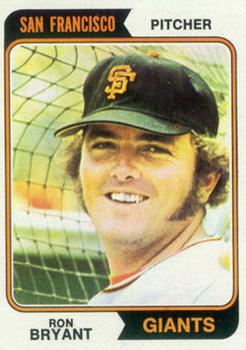 1974 Topps #104 Ron Bryant Front