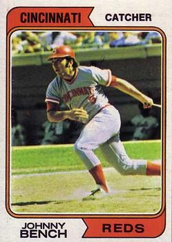 1974 Topps #10 Johnny Bench Front