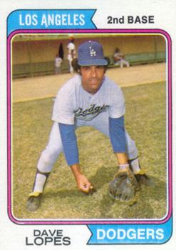 1974 Topps #112 Dave Lopes Front