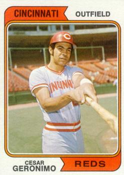1974 Topps #181 Cesar Geronimo Front