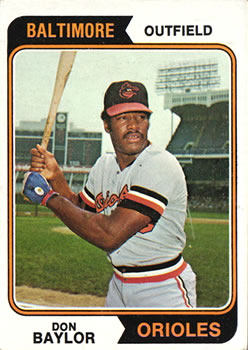 1974 Topps #187 Don Baylor Front