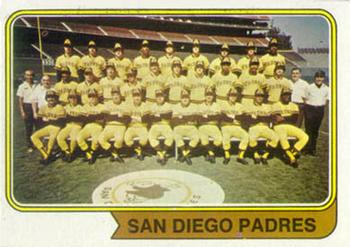 1974 Topps #226 San Diego Padres Front