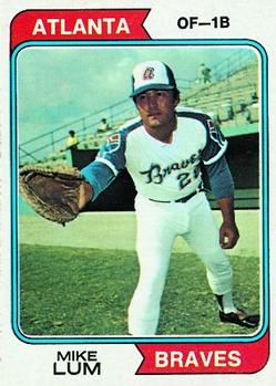 1974 Topps #227 Mike Lum Front