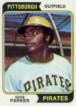 1974 Topps #252 Dave Parker Front