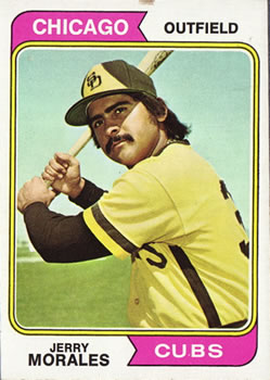 1974 Topps #258 Jerry Morales Front