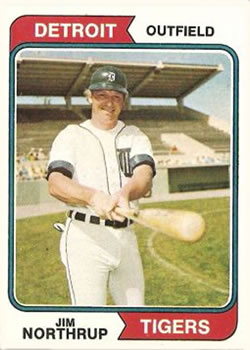 1974 Topps #266 Jim Northrup Front