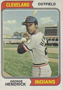 1974 Topps #303 George Hendrick Front
