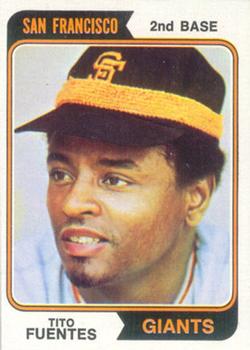 1974 Topps #305 Tito Fuentes Front