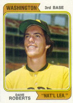 1974 Topps #309 Dave Roberts Front