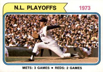 1974 Topps #471 1973 N.L. Playoffs Front