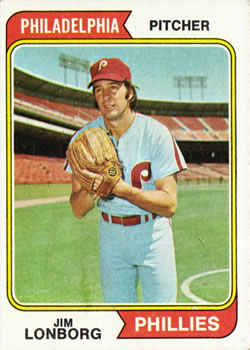 1974 Topps #342 Jim Lonborg Front