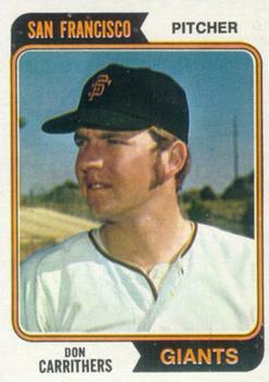 1974 Topps #361 Don Carrithers Front