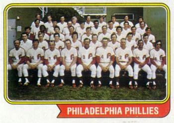 1974 Topps #383 Philadelphia Phillies Front
