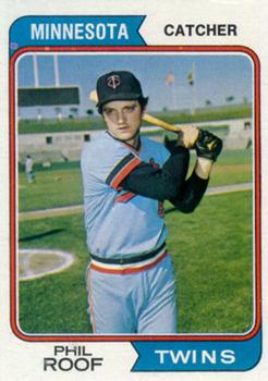 1974 Topps #388 Phil Roof Front