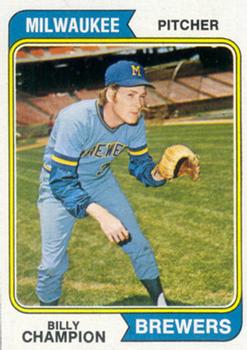 1974 Topps #391 Billy Champion Front