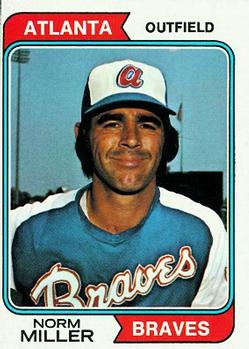 1974 Topps #439 Norm Miller Front