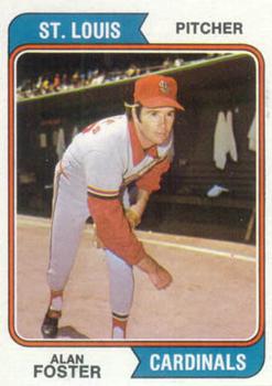 1974 Topps #442 Alan Foster Front
