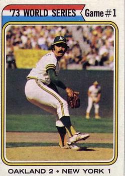 1974 Topps #472 '73 World Series Game #1 Front
