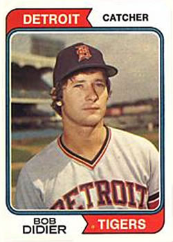 1974 Topps #482 Bob Didier Front