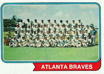 1974 Topps #483 Atlanta Braves Front