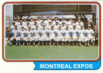 1974 Topps #508 Montreal Expos Front